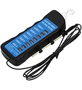 Qiilu Electric Fence Tester Animal Voltage Electric Fence Tester Multi Light Voltage Voltage Test...