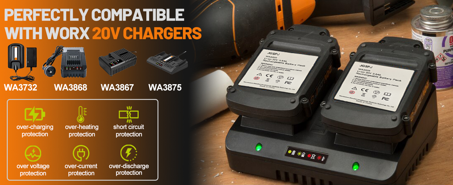 WORX 20V BATTERY