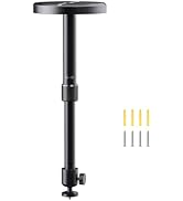 Aurzen Ceiling Projector Mount Bracket, 360° Rotation &amp; 90° Tilt, Adjustable 9