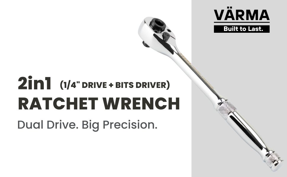 1/4" 2in1 Ratchet
