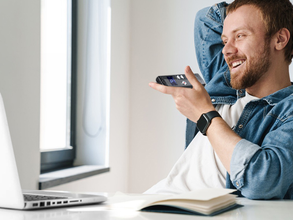  Dual Microphone 3072 Kbps A-B Repeat Recording, Voice Recorder for Lectures, Voice Recorder