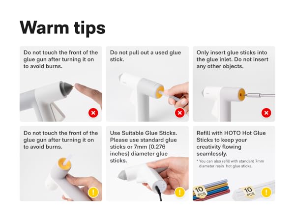HOTO Cordless Hot Glue Gun