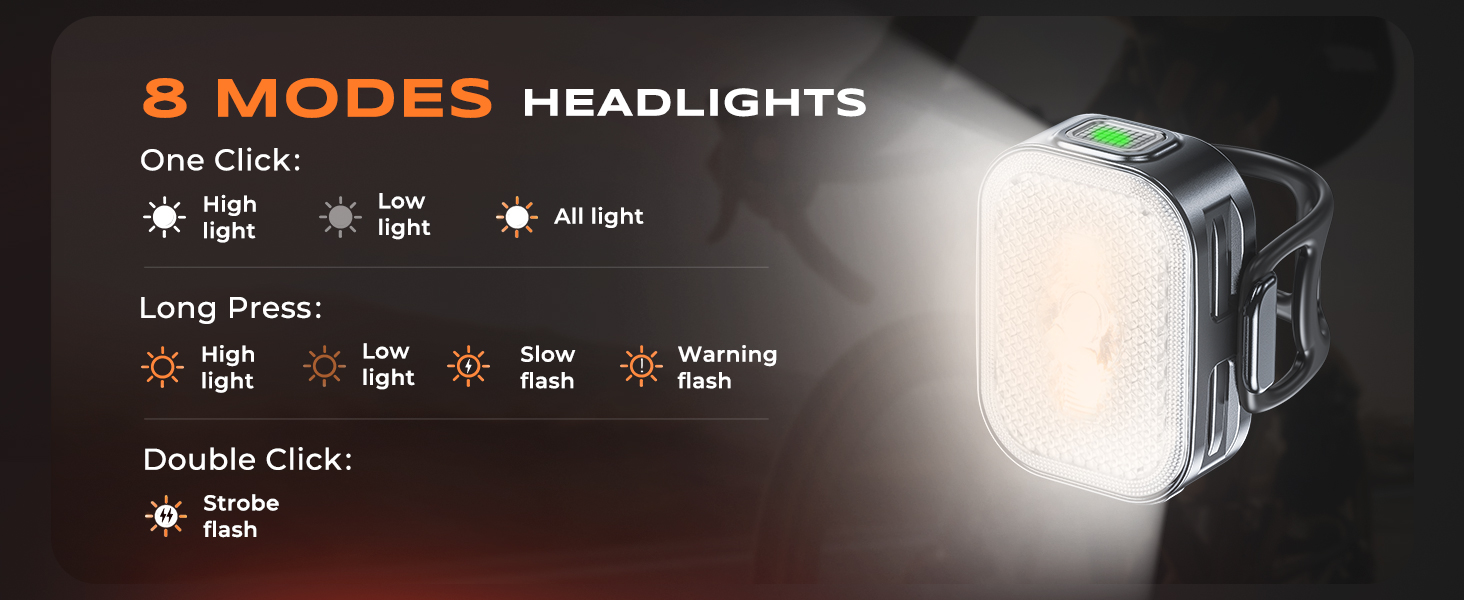 mountain bike lights set e bike accessories reflectors scooter road kit