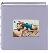 Golden State Art, Photo Album with Memo Writing Space hold 200 4x6 Horizontal Pictures, Leather C...