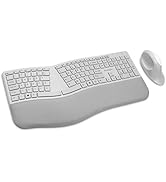 Kensington Pro Fit Ergonomic Wireless Keyboard and Mouse - Grey (K75407US)