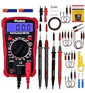 Digital Multimeter AC DC Voltmeter Ohm Volt Amp Tester Continuity, Battery and Diode Multi Tester...