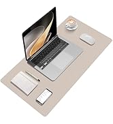 FreeNook Beige Desk Mat, 31.5"×15.7" Desk Matt for Desktop, Waterproof Keyboard Pad, Computer Mat...