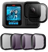 AFAITH ND & CPL Filter Kit for GoPro Hero 13 Black, 4-Pack ND8 ND16 ND32 CPL Lens Filters, Neutra...