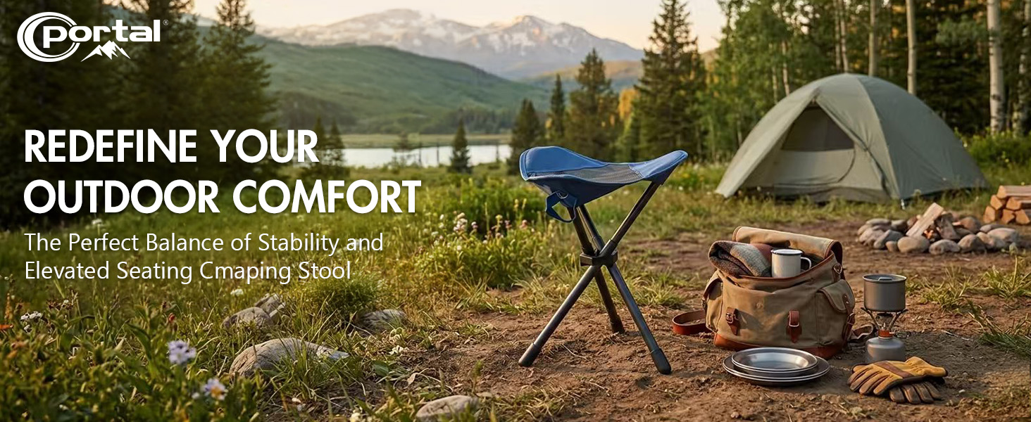 folding tripod stool