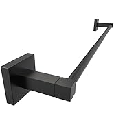 RUACQ Towel Bar 24inch, Square Base Towel Rack for Bathroom, 304 Stainless Steel Towel Holder Rod...