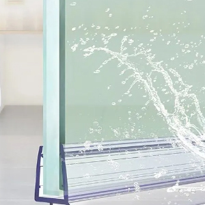 frameless glass shower door sweep
