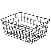 Iron Storage Basket, Metal Organize Basket, Wire Basket Hollow Breathable Large Multi Functional ...