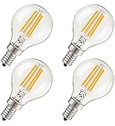 CTKcom G45 4W E14 Base Candelabra LED Bulbs Dimmable(4 Pack)-Vintage Edison LED Bulb 40W Equivale...