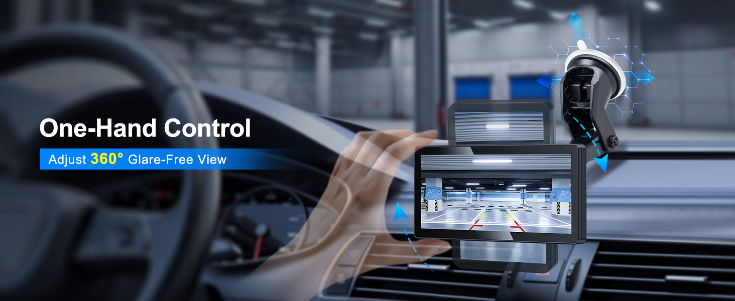 backup camera monitor bracket holder