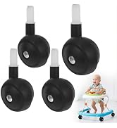 4PCS Baby Walker Wheels Replacement,Wheels for Baby Walker Stroller Caster Accessories Detachable...