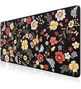 Anyshock Desk Matt for Desktop, Stitched Edges Desk Mat for Keyboard and Mouse, Desk Pad on Top o...