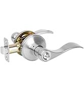 HOSOM Privacy Door Levers, Interior Door Handle for Bedroom and Bathroom, Lever Door Handles Inte...