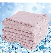 CHOSHOME Cooling Blanket for Hot Sleeper, Twin Size Cooling Comforter with Q-Max 0.45 Arc-Chill C...