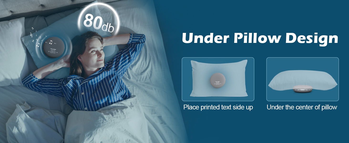 under pillow