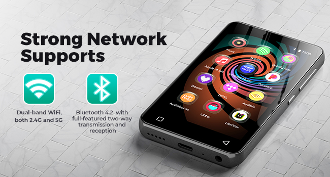 MP3 player with spotify and Pandora