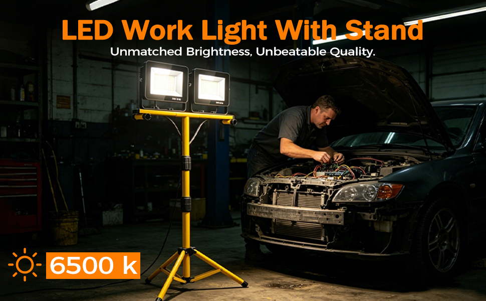 work light with stand
