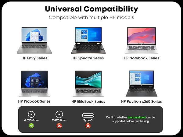 hp notebook laptop charger