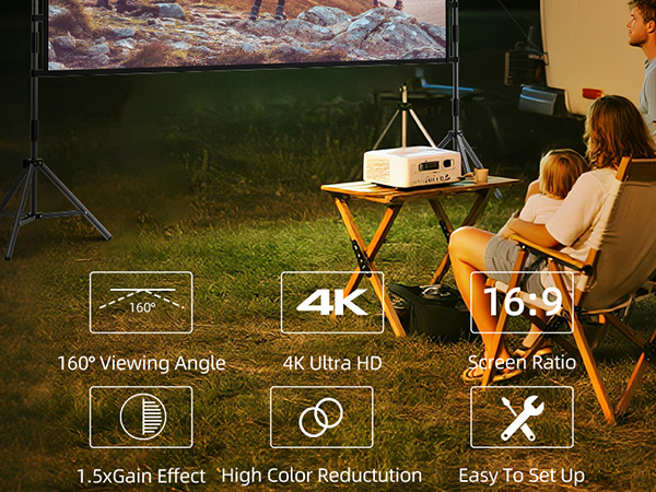 120 inch Portable Projector Screen