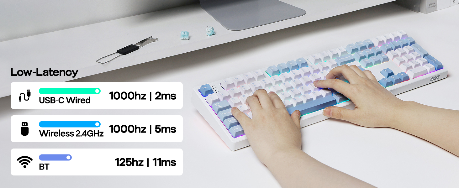 TH108 Wireless Gaming Keyboard