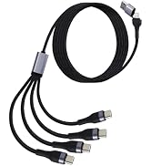 UCEC 4 in 2 USB C Splitter with 4 Type C Connectors, 4FT USBA/USB C to Multi Charging Cable Cord ...