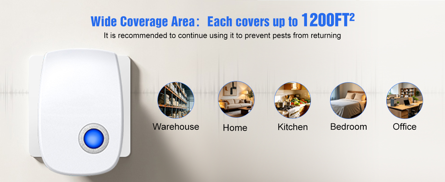Wide Coverage Area