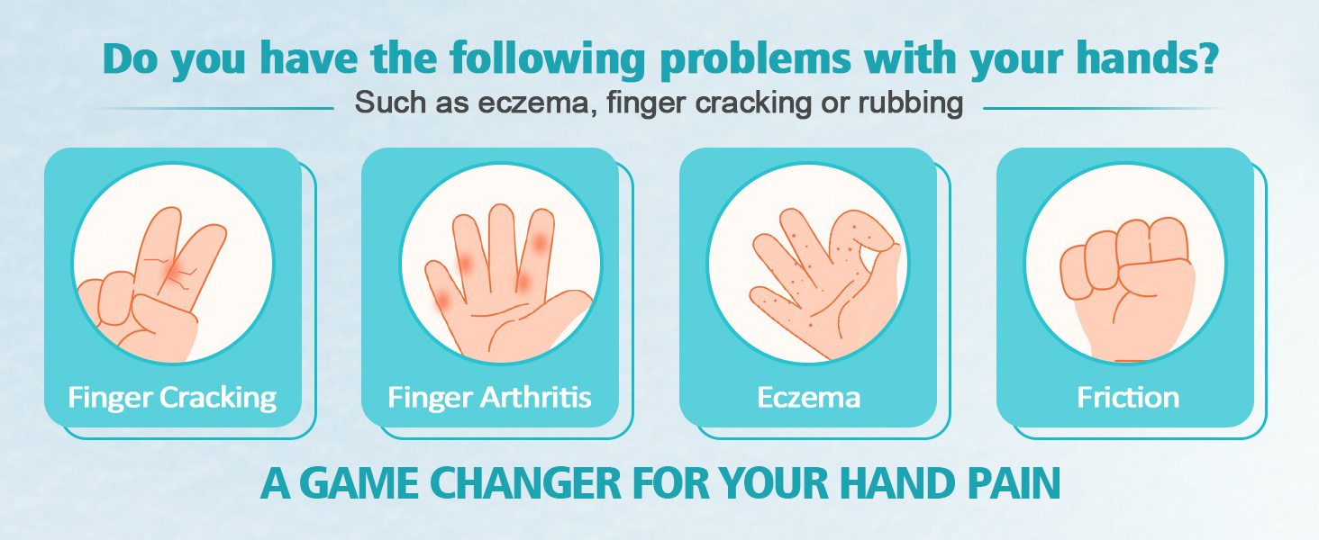 Prevents fingers from cracking or rubbing