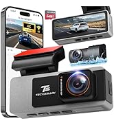TECXERLLON Dash Cam Front and Rear, 4K Full HD Dual Dash Camera with Starlight Night Vision, Buli...