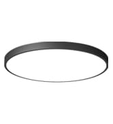 24W black ceiling light