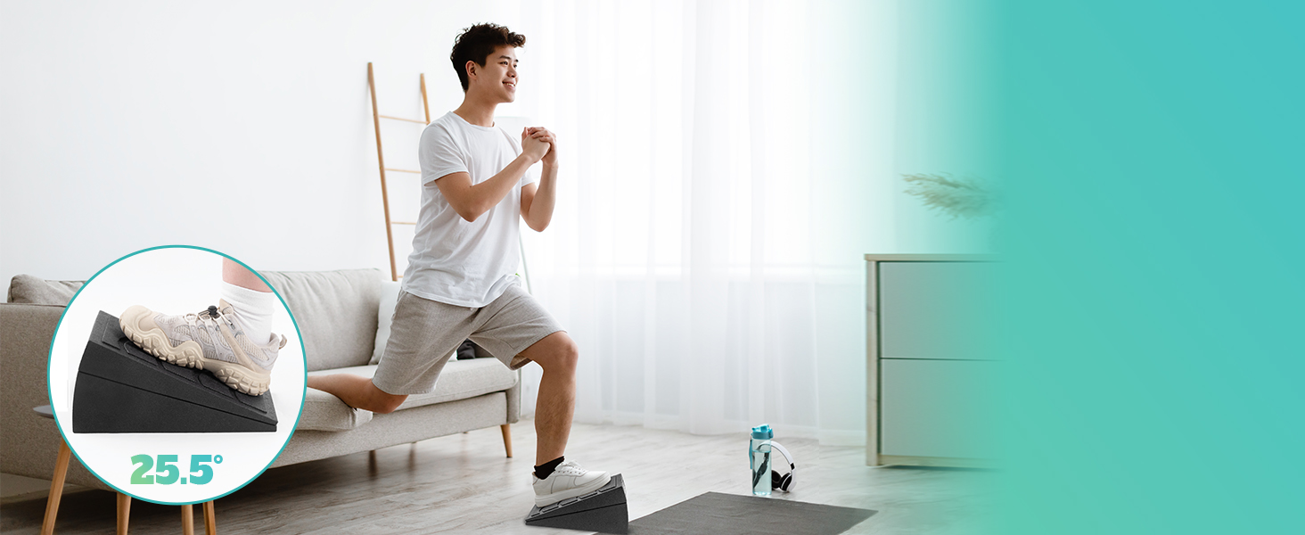 slant board for calf stretching