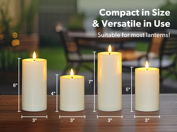waterproodf led candles