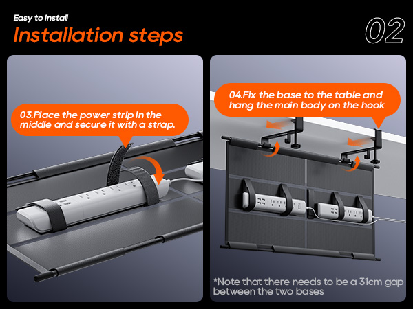 under desk cable management tray under desk storage desk cord organizer under desk organizer