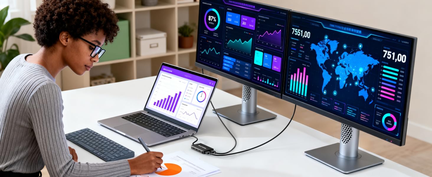 dual hdmi adapter extended display