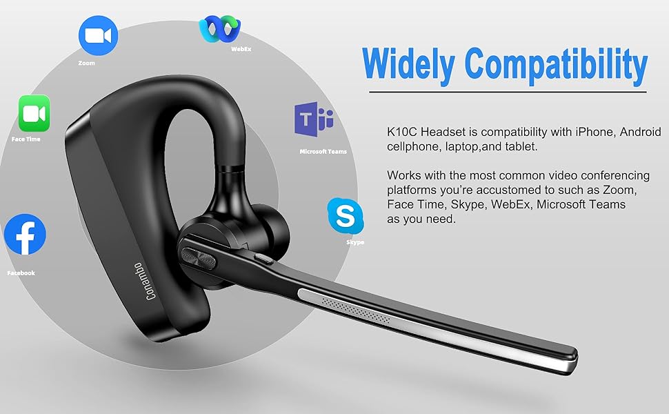 bluetooth headset for work