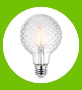 54-watt (320-watt HID equivalent) ED32 high lumen filament LED light bulb 5000K EX39 mogul base