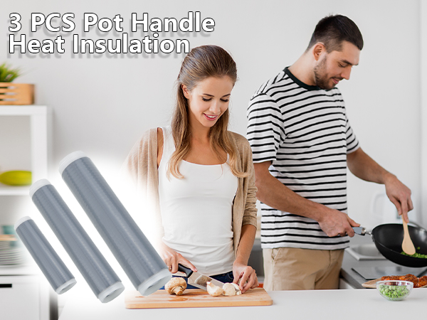 pot handle heat insulation