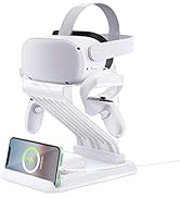 SINWEVR Enhanced Charging Dock Compatible with Meta/Oculus Quest 1/2, Oculus Rift S, HTC Vive, Co...