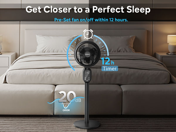 pedestal fan for bedroom