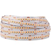 12V LED Strip Lights SMD 2835 Dimmable Tape Light 16.4FT 4000K Natural White 600Leds Density UL P...