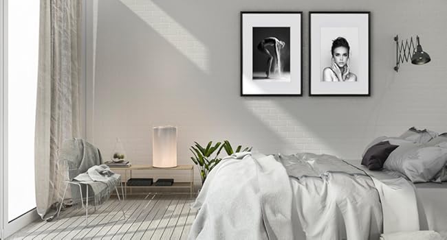 bedroom wall gallery frame set black