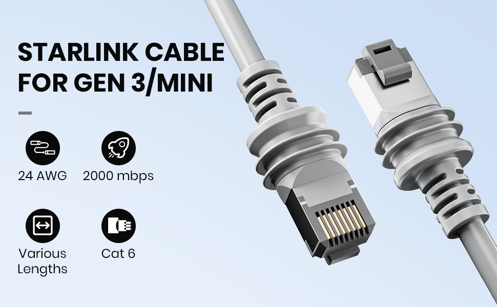 starlink gen 3 cable starlink ethernet cable Starlink link Cable