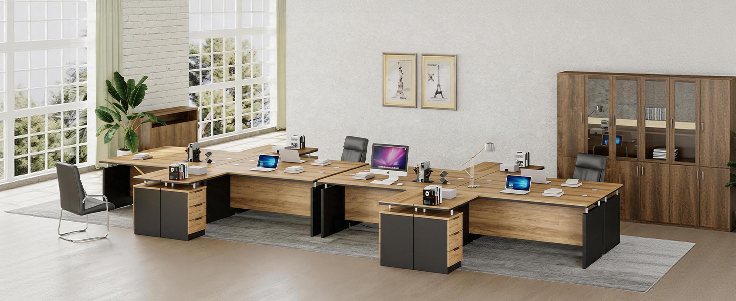 L-Shaped Executive Desk