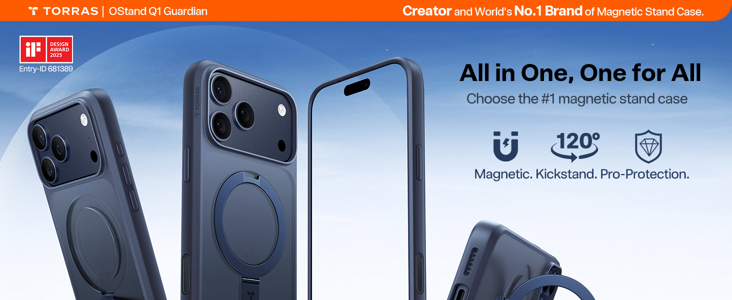 Ostand Magnetic iPhone 17 Pro Case