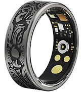 CNBRO Smart Ring Heart Rate Monitor Sleep Ring Fitness Tracker Blood Pressure Step Counter Calori...