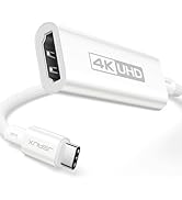 JSAUX USB C to HDMI Adapter, 4K@60Hz USB Type-C to HDMI Female Adapter [Thunderbolt 3 Compatible]...