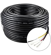 URCIANOW 100FT 20 Gauge 4 Conductor Electrical Wire Cable 22/4 Wire Low Voltage Lighting Electric...